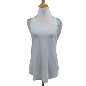 Lululemon Tank Top Womens 6/8 Sky Scoop Neck Sleeveless Racerback Lightweight